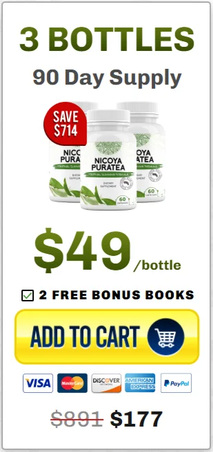 Nicoya PuraTea 3 bottle price